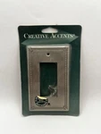 Creative Accents Lighting Plate Single Rocker Wall -brushed Nickel. Fixed Price $6.00.
