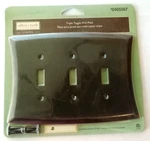 Allen Roth Wall Switch Plate Triple Toggle Oil Rubbed Bronze Classic Traditional. Fixed Price $7.64.
