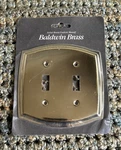 Baldwin Brass 4766-030-CD Double Switch Plate Cover Polished Finish New. Fixed Price $19.95.