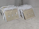 Lot Of 40 Leviton 80511-I 3-GANG Toggle Device Switch Plates, Midway Size. Fixed Price $49.99.