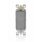 Leviton R67-05601-2GS 15A 120V Gray Steel 1-POLE Quiet Rocker Switch. Fixed Price $8.02.