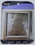 Amarelle Continental 2 Gang Toggle Metal Wall Plate Brushed Brass #94TTBB. Fixed Price $5.99.