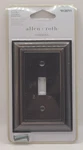 Allen & Roth Bronze Single Toggle Switch Wall Plate 0139711 Sealed New. Fixed Price $5.99.