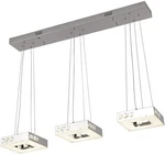 Modern Dimmable Crystal Chandelier Chrome 3-LIGHTS 35.43"X7.48" 40W 2400LM Led. Fixed Price $94.99.