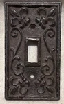 Ornate Cast Iron Single Light Switch Plate Cover Free Shipping!. Fixed Price $14.95.