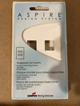 Cooper Wiring Devices Aspire Design System One Gang Wallplate 9521WS. Fixed Price $8.00.