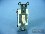 Leviton Light Almond 3-WAY Commercial Toggle Wall Switch 20A CS320-2T. Fixed Price $8.07.