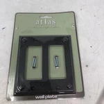 Atlas Homewares-double Rocker Wall Plate QTY:1. Fixed Price $14.99.