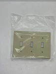 Lot Of 10 Leviton 80711-I New 3 Gang Toggle Device Switch Wall-plate Free Ship. Fixed Price $19.48.