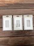 Lot Of Three (3) Lutron SC-1-ES Satin Finish Gang Wallplates Eggshell New-. Fixed Price $14.99.