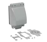 Ce 1-GANG Deep Extra Duty Metallic Weatherproof In-use Cover (12-IN-1), Gray. Fixed Price $14.00.