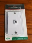 Nip Monster White 140093-00 Wall Mount Telephone Line Plate Free Shipping. Fixed Price $7.95.