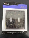 Amerelle Decor Aged Bronze Double Toggle Wall Plate Cast Metal - Ecs. Fixed Price $13.29.