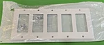 New Leviton R52-80423-W White 5GANG Decora Wallplate Cover. Fixed Price $6.00.