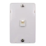 Eaton Cooper Wiring 3521-4W Phone Jack Wall-plate, White. Fixed Price $7.86.