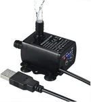 Decdeal Submersible Water Pump Aquarium Fountain With Flow Adjustment Function. Fixed Price $18.23.