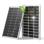 Eco-worthy Bifacial 100 Watt 12 Volt Solar Panel Monocrystalline Rigid High-e.... Fixed Price $107.33.