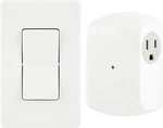 Wireless Remote Wall Switch Plug-in Outlet Control 100FT Range White 18279. Fixed Price $14.66.