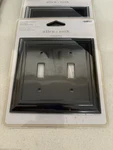 5 Allen + Roth Oil-rubbed Bronze Double Toggle #0136844. Fixed Price $23.00.