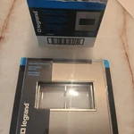 Legrand Adorne Brushed Stainless 2-GANG Screwless Wall Plate # AWM2GMS4. Fixed Price $60.00.