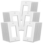 Cml Decorator Wall Plates, 50 Pack Electrical Outlet Receptacle Covers, 1-GANG. Fixed Price $36.39.