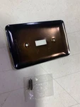 Franklin Brass 64134 Stamped Round Single Switch Wall Plate, Antique. Fixed Price $10.38.