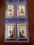 Lot Of Brainerd Single Switch Solid Brass Wall Plate 64198. Fixed Price $19.99.
