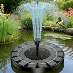 Solar Power Bird Bath Fountain Pump Upgrade 2.5W 160MM Water. Fixed Price $15.99.