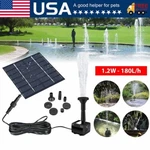 Solar Fountain Pump For Bird Bath, Mini 1.5W Free Standing Floating Water. Fixed Price $16.88.