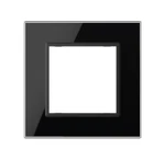 Livolo Black Glass Panel Single Srsku: VL-C7-SR-12. Fixed Price $15.00.