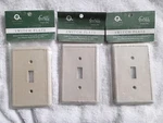 Questech Cast Stone Switch Plate Cover Single Toggle Sand #SW102-03. Fixed Price $29.99.