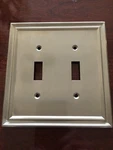 Brainerd Traditional Double Toggle Nickel Wall Plate W36556-SNE-C Free Ship. Fixed Price $6.75.