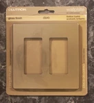 Lutron Electronics Gloss Finish Plate Screwless Claro Part# CW-2B-SS Nip. Fixed Price $19.99.