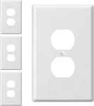 Oversized Duplex Outlet Covers 4 Pack Jumbo Receptacle Wall Plate. Fixed Price $14.49.