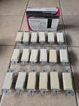 18 New Cooper/leviton 15 Amp 120 Volt Single Pole Light Switch Ivory. Fixed Price $18.99.