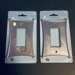 Brainerd Bellaire Decorator Single Wall Plate - Vintage Nickel Lot Of 2. Fixed Price $19.95.