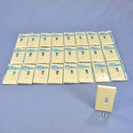 Leviton PSE1-I Ivory 1-GANG Toggle Unbreakable Sectional Wallplate Cover 25PCS. Fixed Price $21.84.