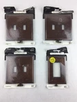 Lot Of 4 Copper Factory CF120AN Solid Hammered Switch Plates. Fixed Price $60.00.