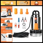 12V Solar Submersible Water Pump - 20FT Lift, 20GPM Flow For Farm & Ranch. Fixed Price $131.39.
