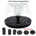 Solar Fountain Pump Floating Panel Bird Baths Water With 6. Fixed Price $19.49.