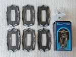 New Amerock Carriage House Triplex Receptacle Switch Plates, Antique Silver. Fixed Price $21.99.