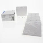 Eaton 2137W White 2-GANG Blank Plastic Standard Wallplate Cover Box Mount 10PCS. Fixed Price $14.99.