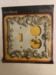 American Tack & Hardware White French Provincial Outlet Switch Wall Plate. Fixed Price $20.00.