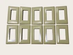 Quiet Switch Plate Covers Qty 10 Outlet Rocker Off White Beige Mobile Home Parts. Fixed Price $39.99.