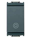 Vimar 16080 Idea 1P No 10A Matte Gray 250V 1-POLE Single Push Button Switch. Fixed Price $19.95.