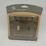 Ge Decorator 2-SWITCH Wall Chrome Plated Steel Screws Included Ul Listed. Fixed Price $7.99.