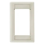 Hubbell Premise Wiring Istation Plate,office WHITE,3U 22LU97. Fixed Price $6.61.