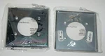 (qty 4)COOPER 68-BOX Gang Range Dryer Receptacle Plate Single Chrome 2.15" Id. Fixed Price $13.99.