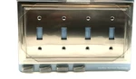 Brainerd Wall Switch Plate Satin Nickel Finish Quad #3974963 (R5). Fixed Price $15.00.