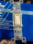 10 Grade Leviton Residential Almond 1-POLE Toggle Light Switches 15A 1451-2AM. Fixed Price $7.76.